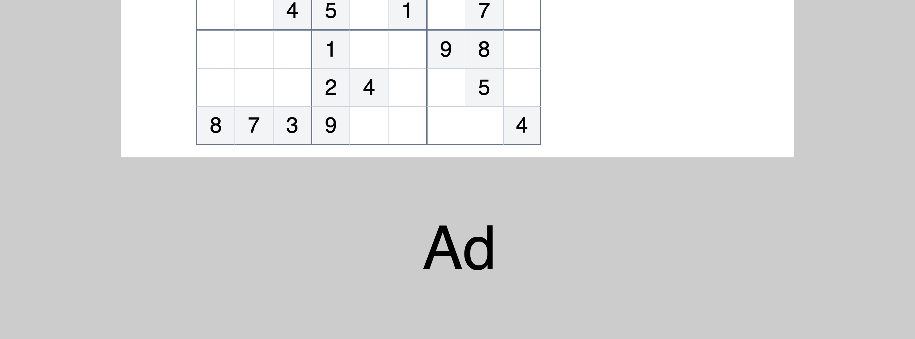Positionen der Werbeslots im unteren Bereich: Footer und Interstitial